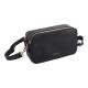 Tasche Crossbody, 2 Riemen, schwarz