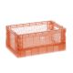 Klappbox Transparent, 15 x 9.5 x 6.5 cm, coralle