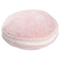 Kissen Macaron, rosa, 40 x 12 cm