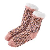 Norweger-Socken Popcorn, rosa