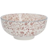 Schale China, 680 ml, rosa, Wiese, 15 cm