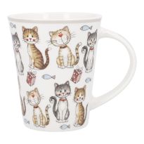 Becher Tier, Katzen-Design, 350 ml