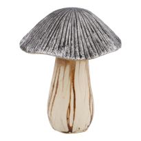 Pilz Holzoptik, hellbraun, 9 cm