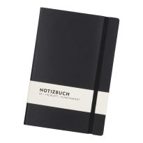 Notizbuch A5, Uni, schwarz