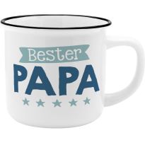 Becher Emaille-Optik, Papa, 350 ml