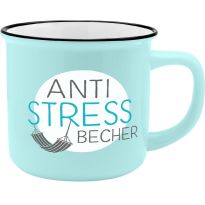 Becher Emaille-Optik, Anti-Stress, 350 ml