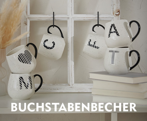 Buchstabenbecher