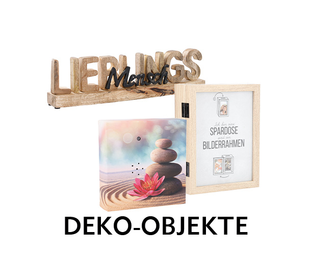 Deko-Objekte zum Dekorieren  bei Nanu-Nana