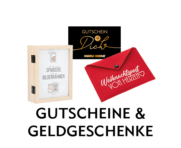 Geldgeschenke und Gutscheine