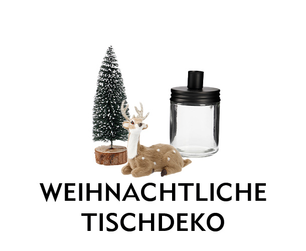 Weihnachtliche Tischdeko bei Nanu-Nana