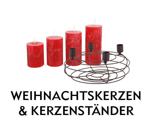 Weihnachtskerzen & Kerzenstaender bei Nanu-Nana