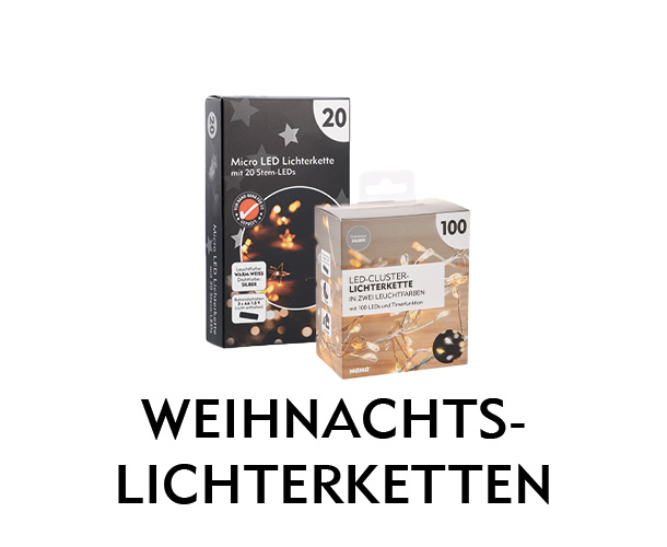 Weihnachtslichterketten bei Nanu-Nana