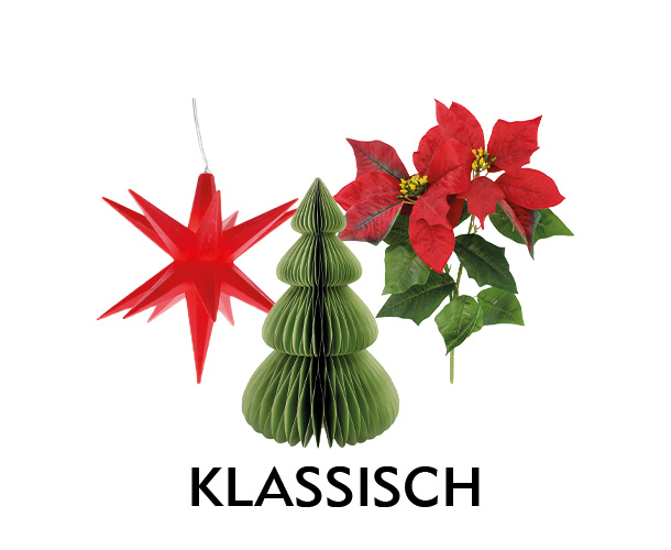 Klassische Weihnachtsdeko